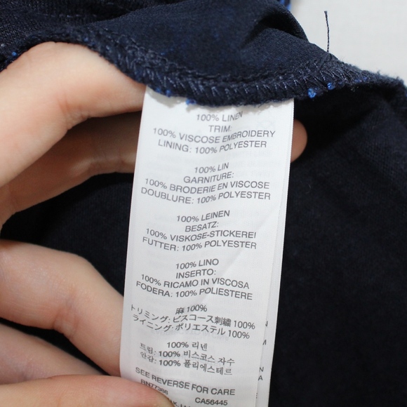 J. Crew Linen Tank Top, sz: L - Picture 7 of 8